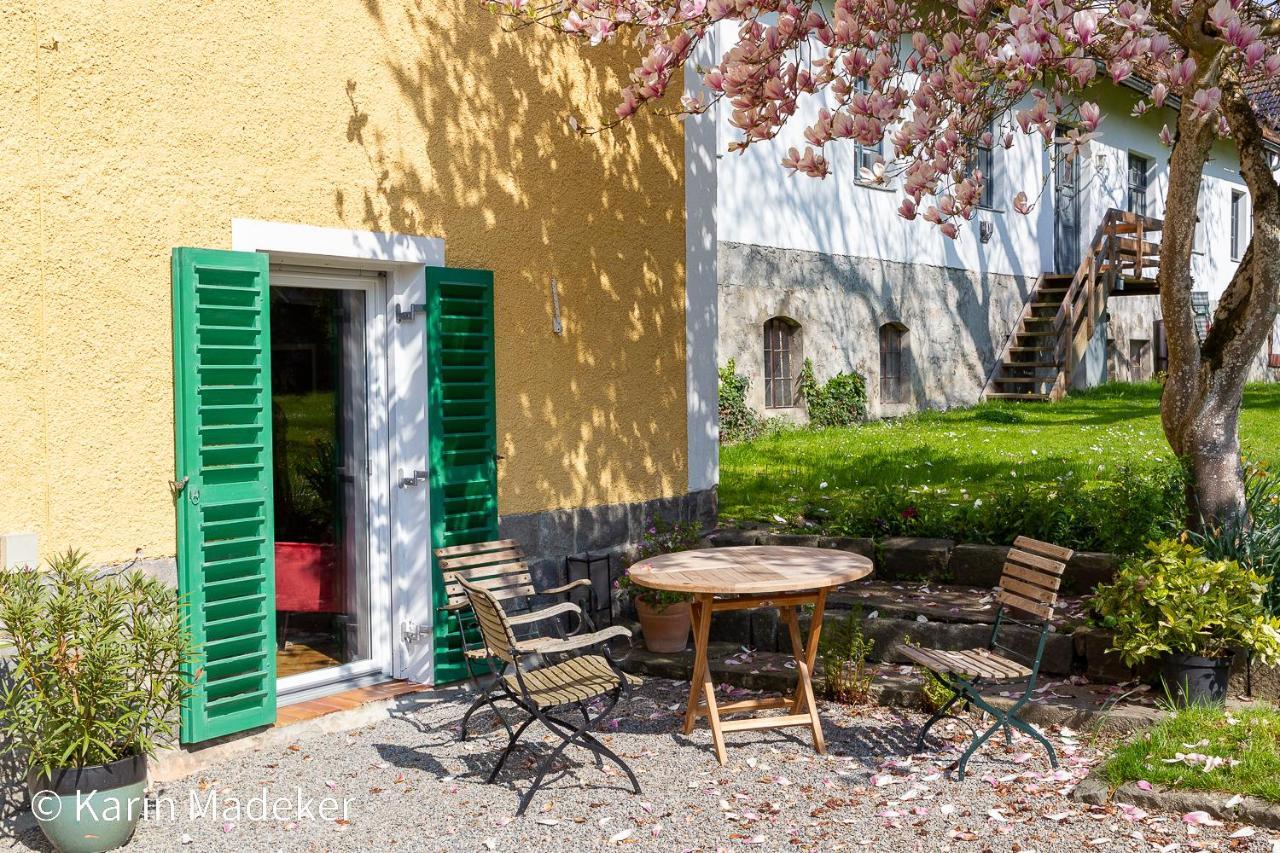 Design Ferienwohnung Mit Bauerngarten فالدكيرشن المظهر الخارجي الصورة