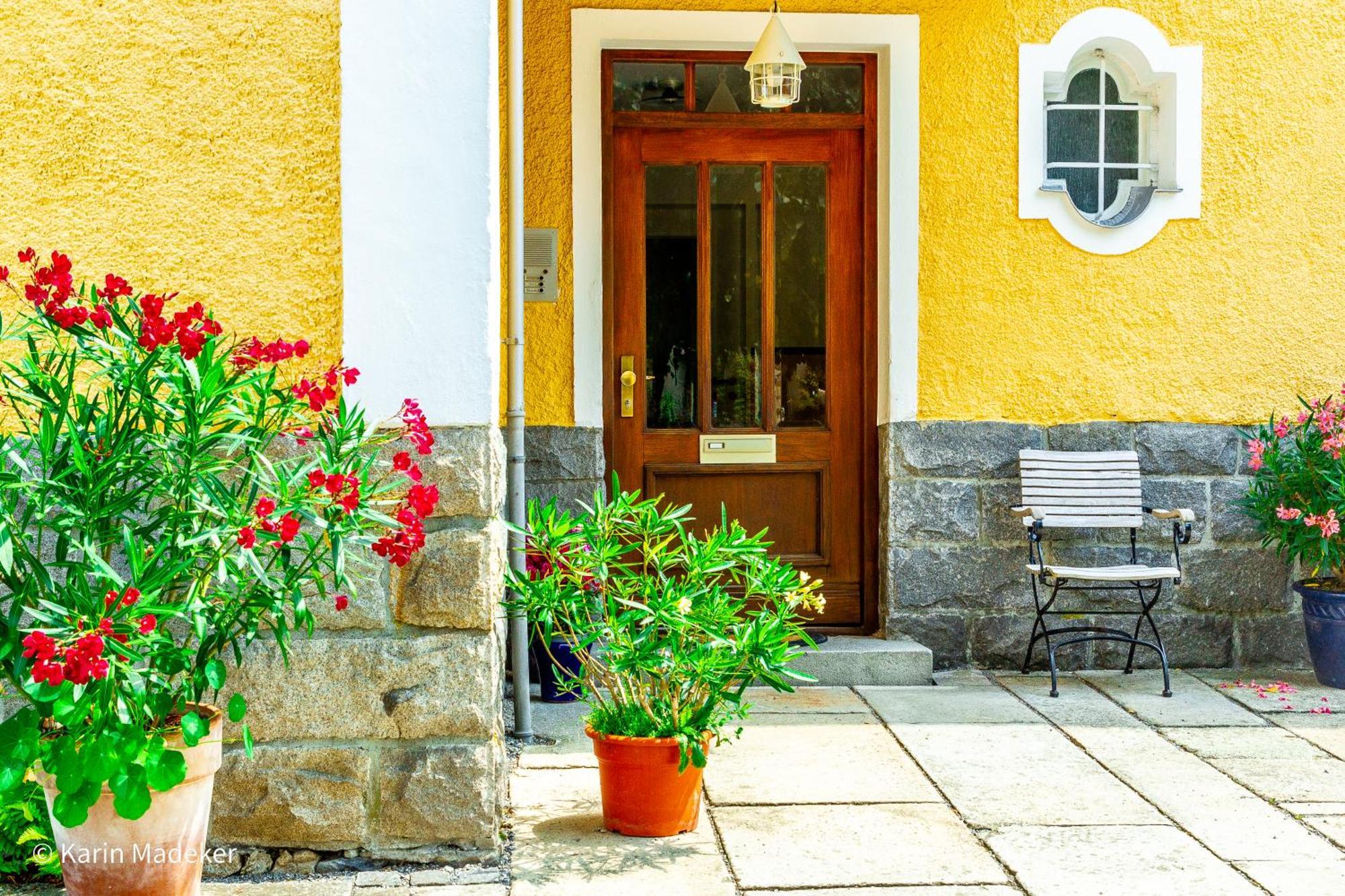 Design Ferienwohnung Mit Bauerngarten فالدكيرشن المظهر الخارجي الصورة