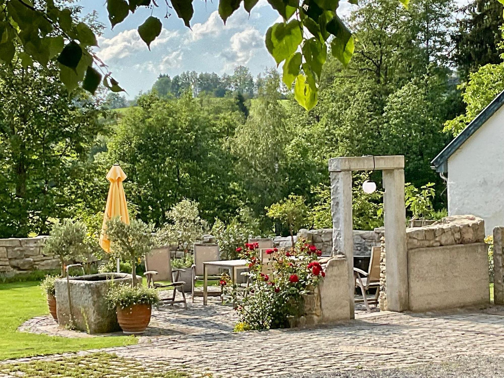 Design Ferienwohnung Mit Bauerngarten فالدكيرشن المظهر الخارجي الصورة