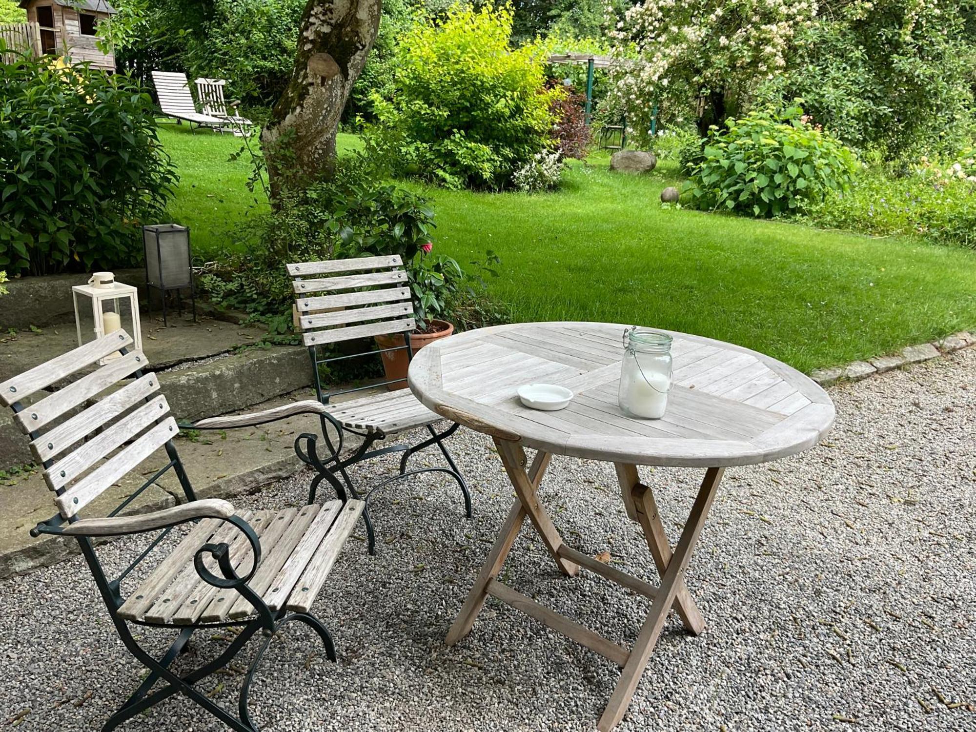 Design Ferienwohnung Mit Bauerngarten فالدكيرشن المظهر الخارجي الصورة