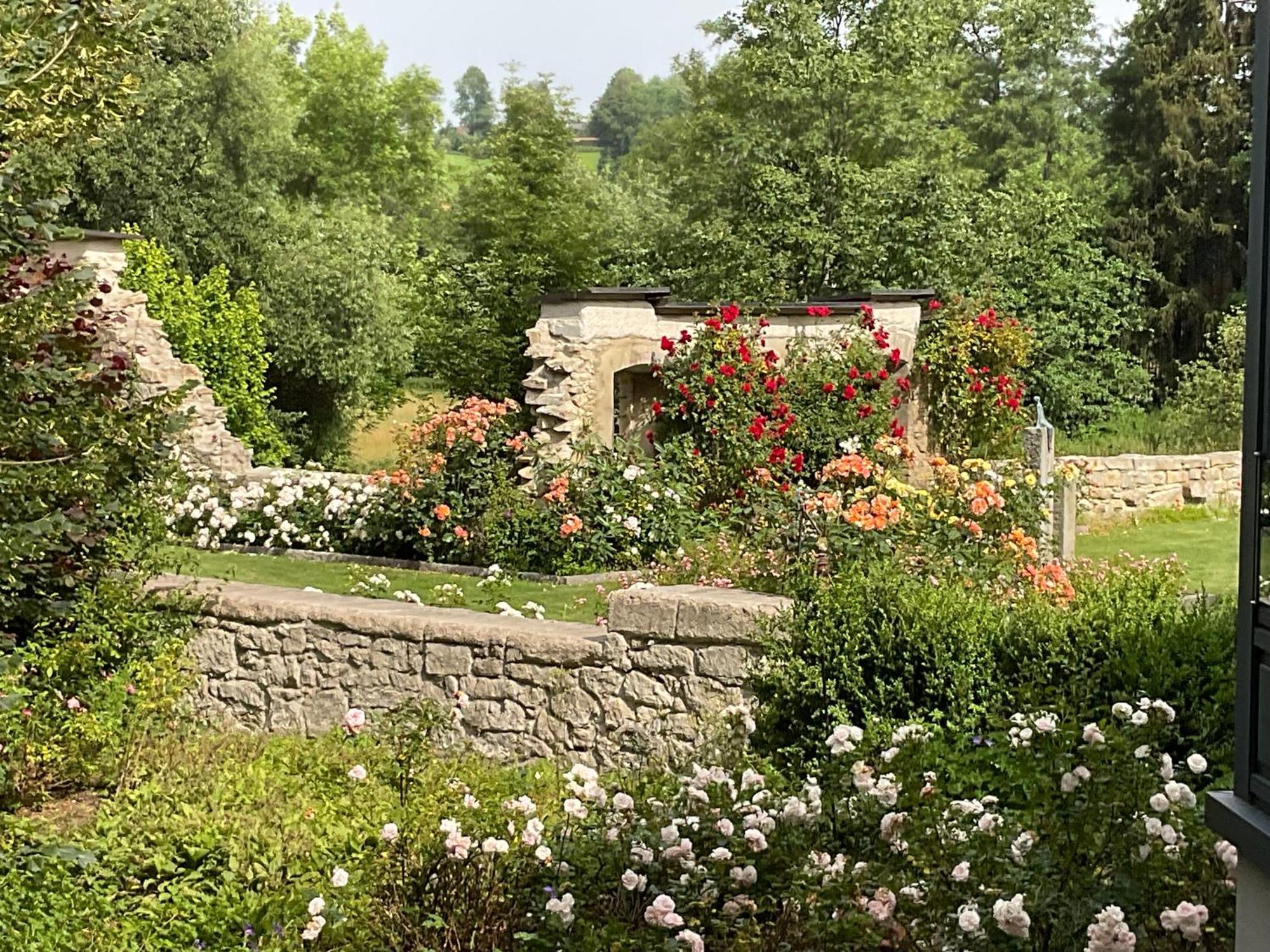 Design Ferienwohnung Mit Bauerngarten فالدكيرشن المظهر الخارجي الصورة
